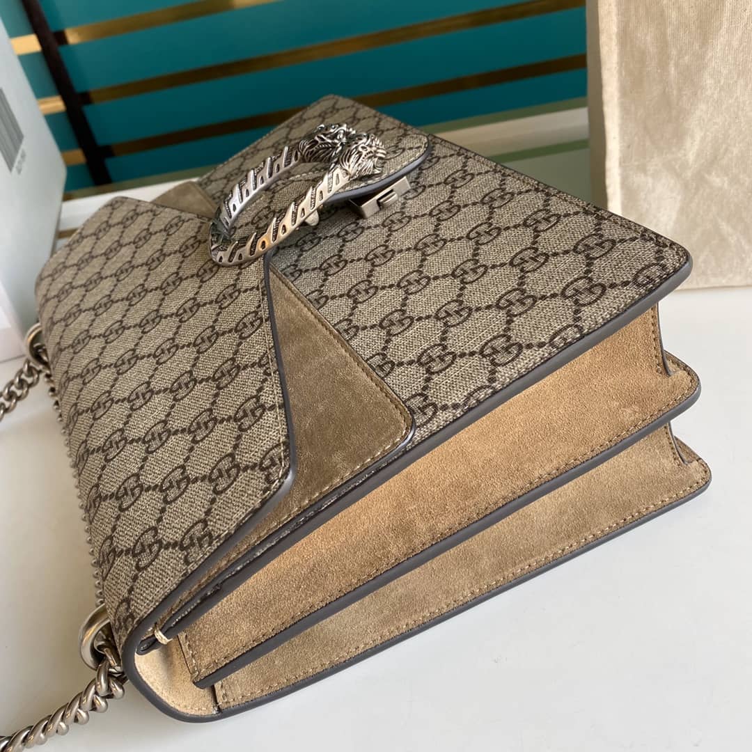 Gucci Dionysus Supreme Monogram Chain Medium Shoulder Bag Replica 403348