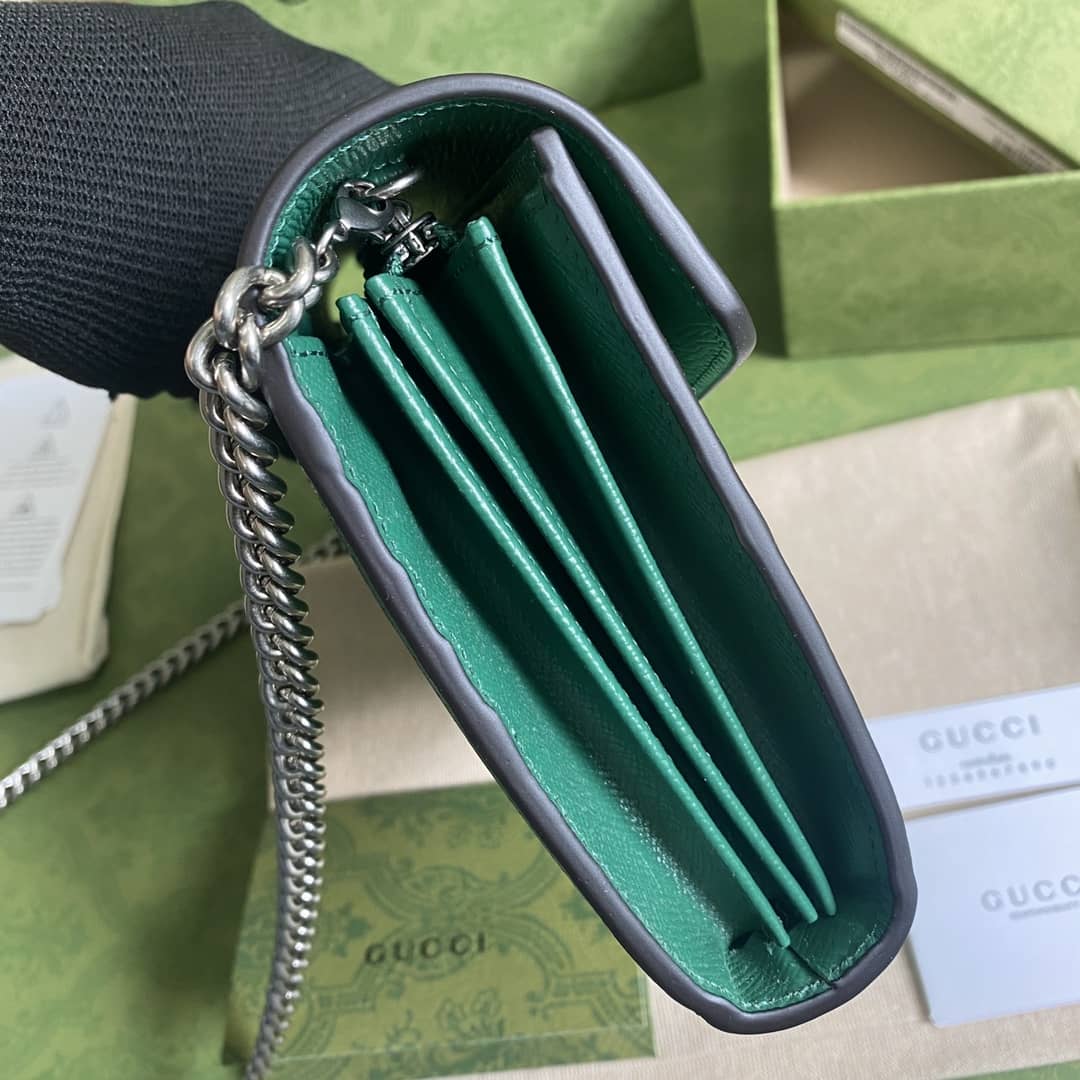 Gucci Dionysus Supreme GG Chain Wallet Replica 401231