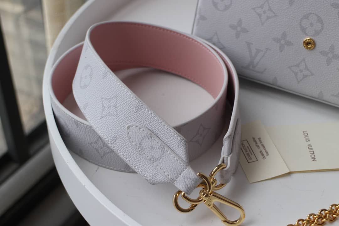 Louis Vuitton Felicie Crossbody Small Canvas Leather Replica Bag White M61276