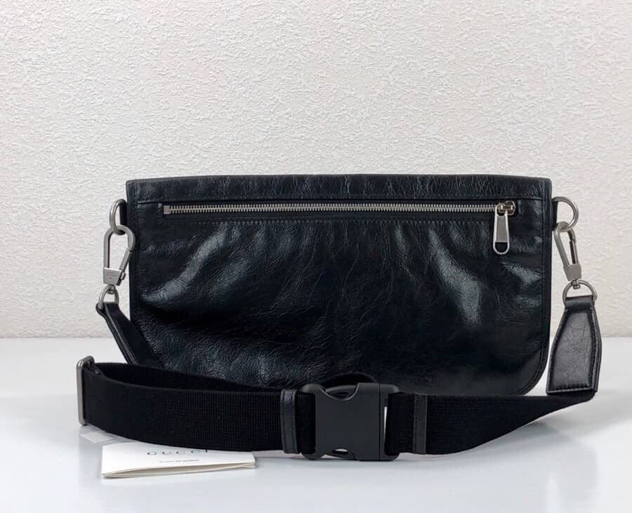 Gucci Unisex Morpheus Leather Messenger Bag Replica 575837