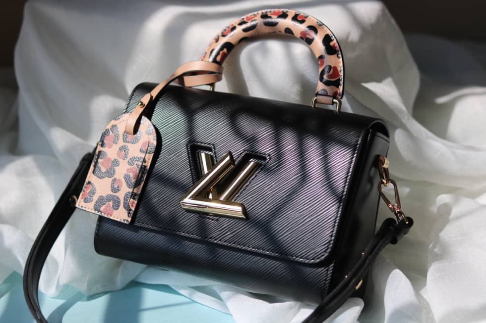 Louis Vuitton Twist Leopard Handle Bag Epi Leather PM M50362 Replica Shoulder Bag