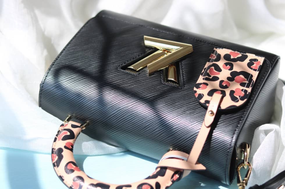 Louis Vuitton Twist Leopard Handle Bag Epi Leather PM M50362 Replica Shoulder Bag