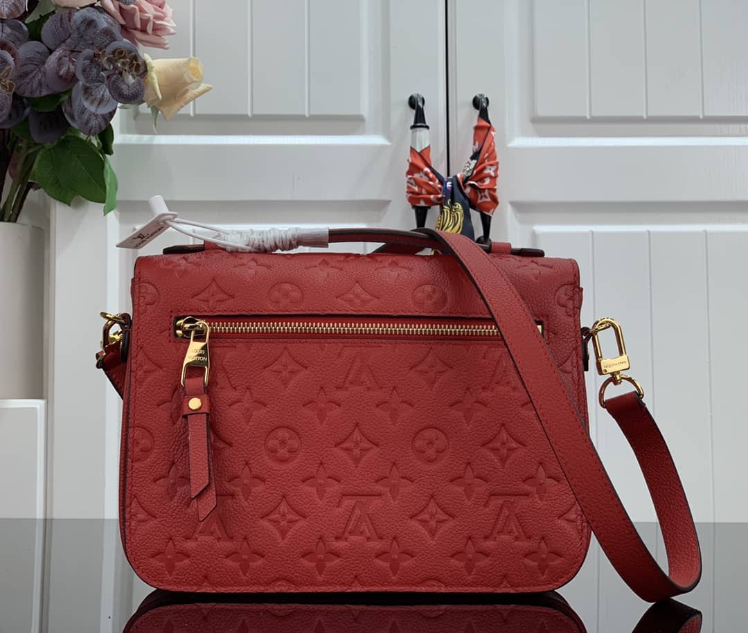 Louis Vuitton Pochette Metis Marine Leather Red M44071 Replica Shoulder Bag