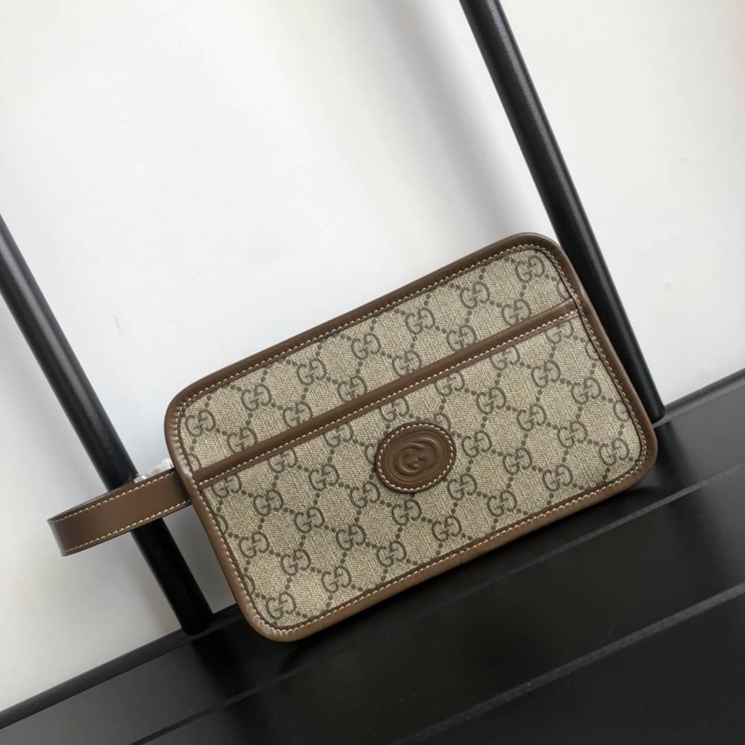Gucci Purse Dupes Mens GG Interlocking Travel Pouch625764