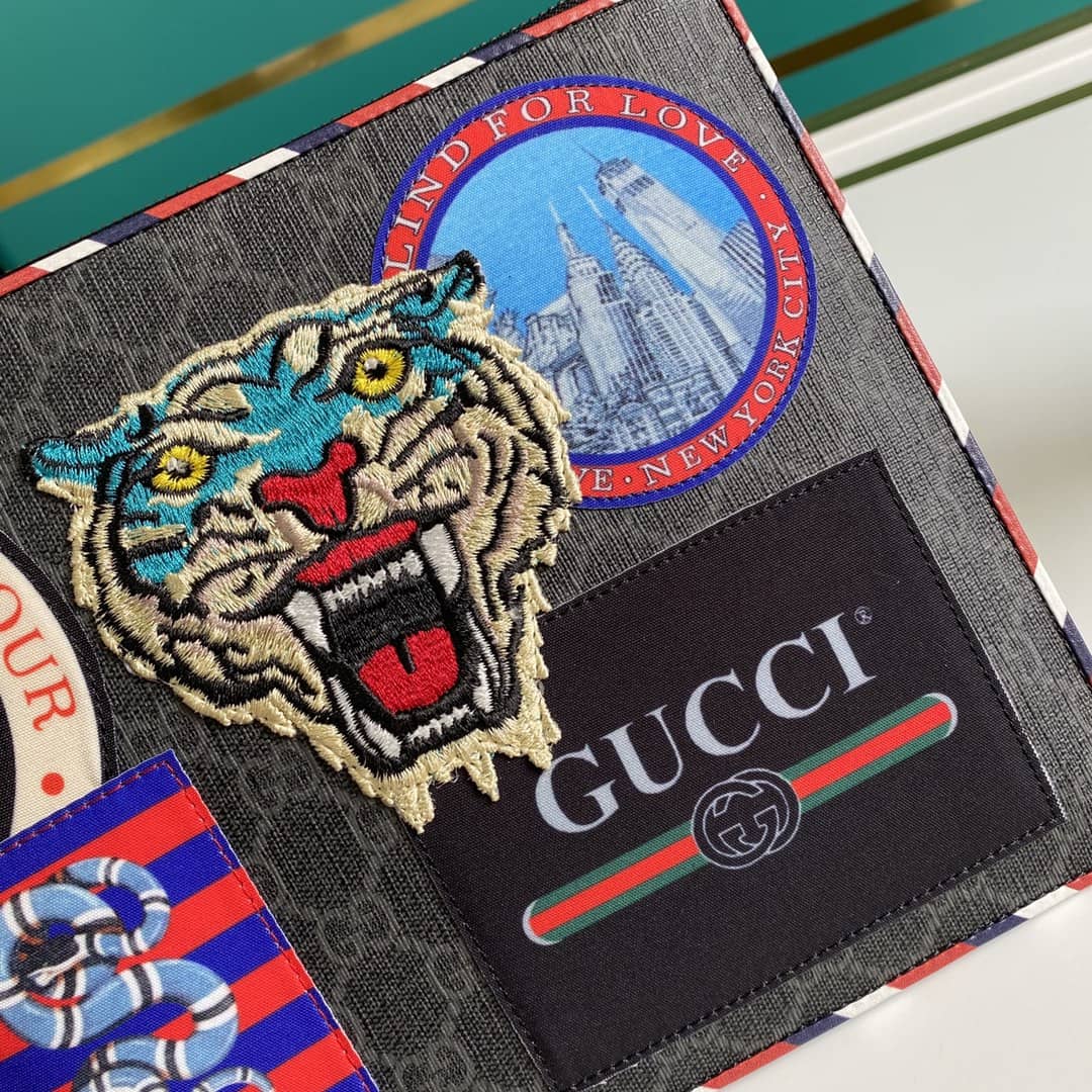 Gucci Purse Dupes Mens Night Courrier GG Supreme Pouch496346