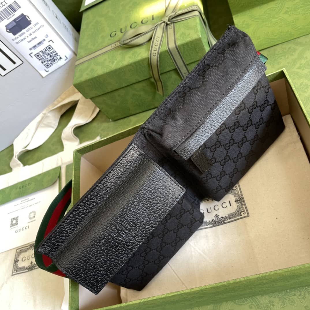 Gucci GG Canvas Waist Crossbody Belt Bag Replica 28566
