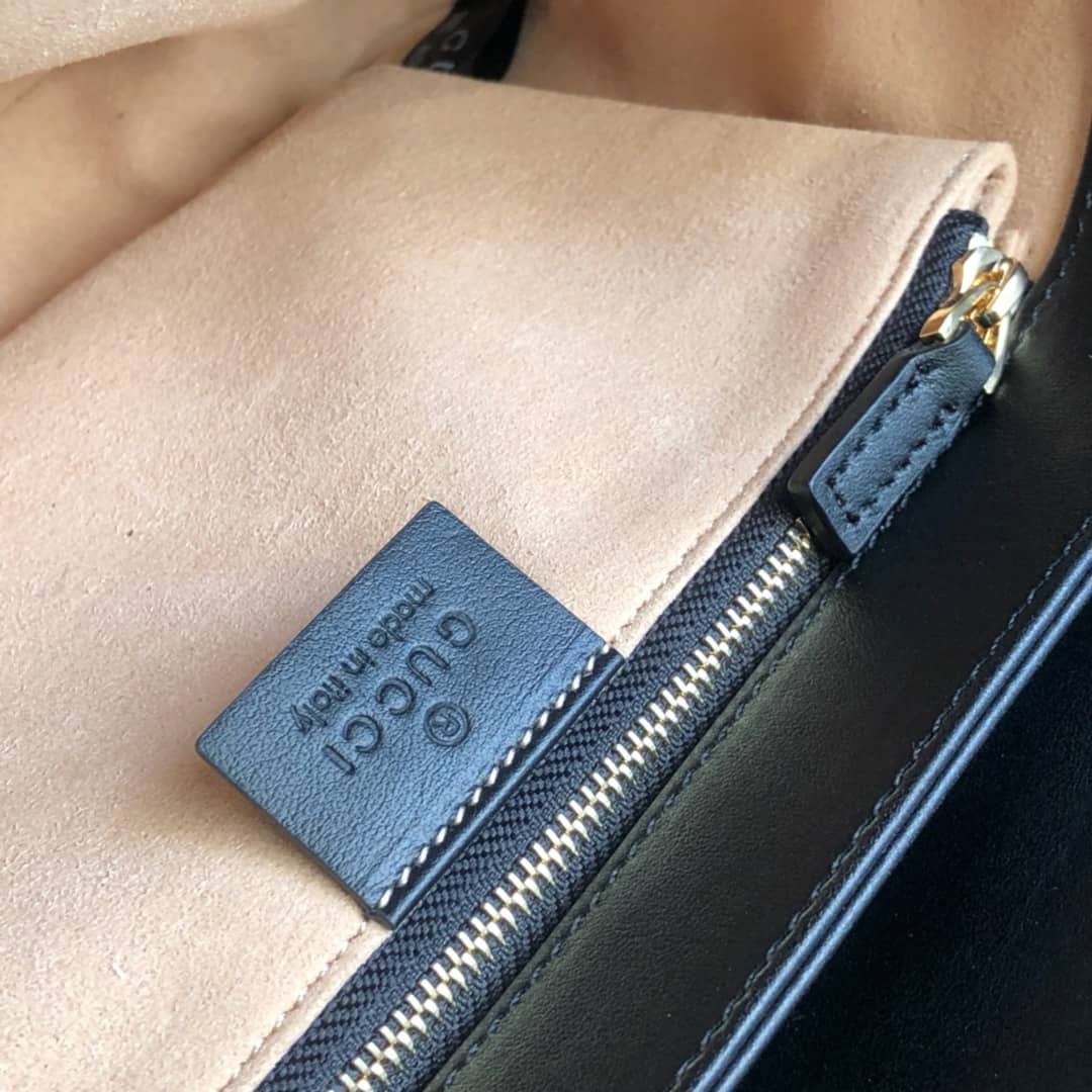 Gucci Horsebit 1955 Shoulder Bag Replica Black 602204
