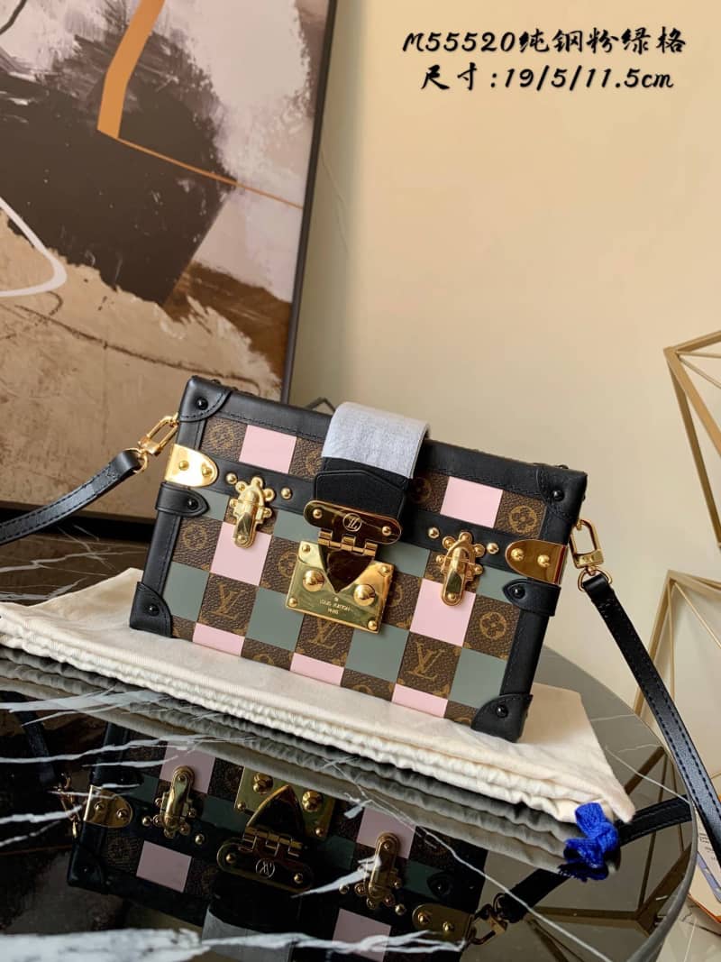 Louis Vuitton Peptite Malle 2 Tone Replica Trunk M55520