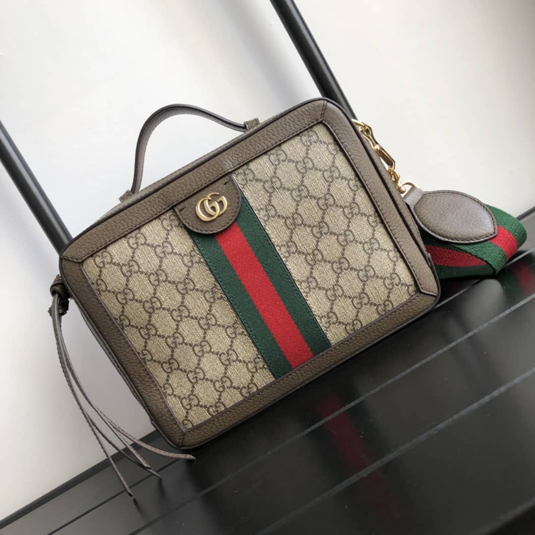 Gucci Ophidia Small GG Shoulder Bag Replica Brown 550622