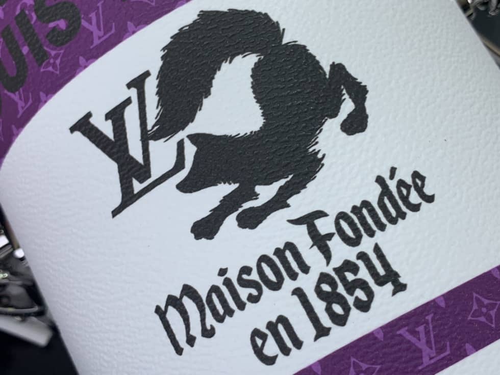 Louis Vuitton Paint Can Purple M81591 Replica Bucket Bag