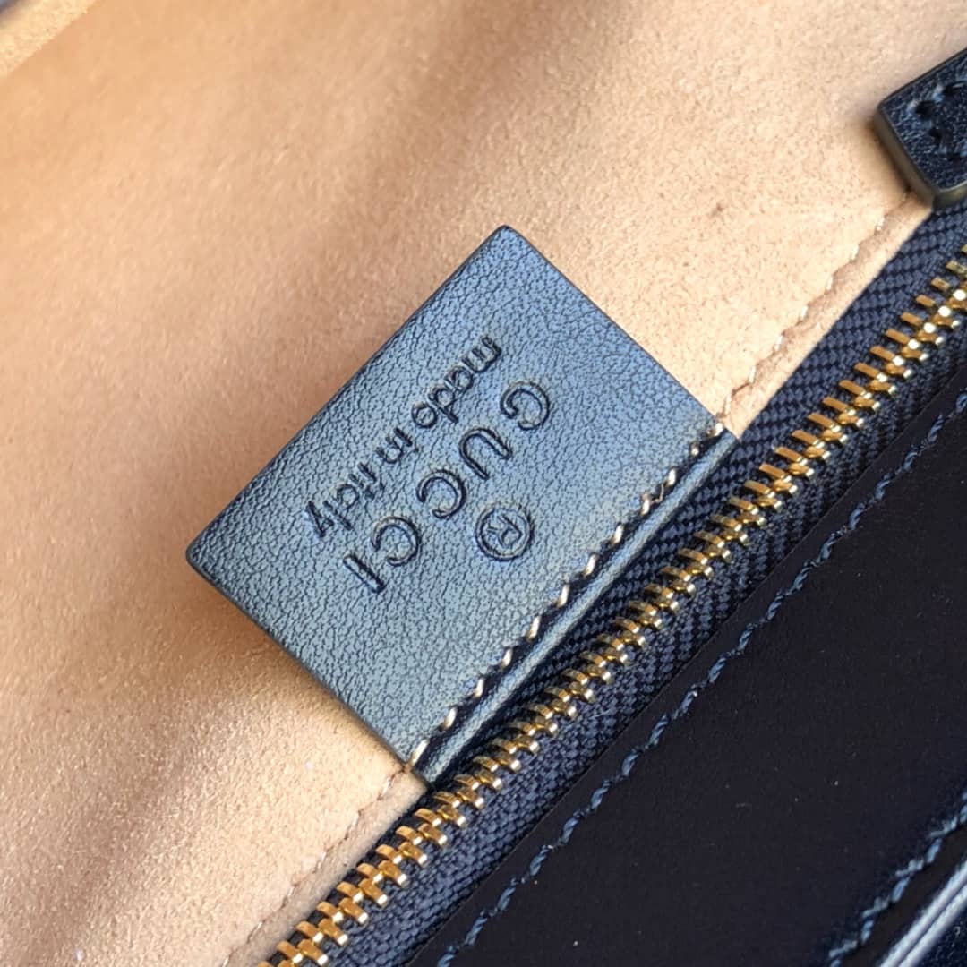 Gucci Horsebit 1955 Shoulder Bag Replica Blue 602204