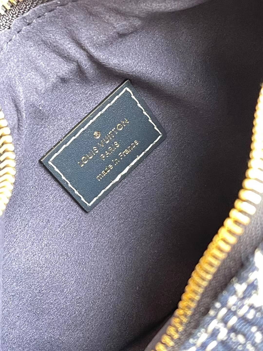 Louis Vuitton Denim Loop Bag Blue M81166 Replica Hobo