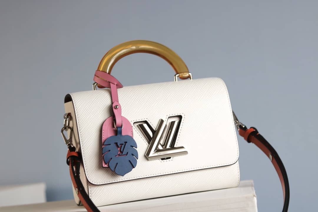 Louis Vuitton Epi Twist PM Chain White M50332 Replica Crossbody Bag