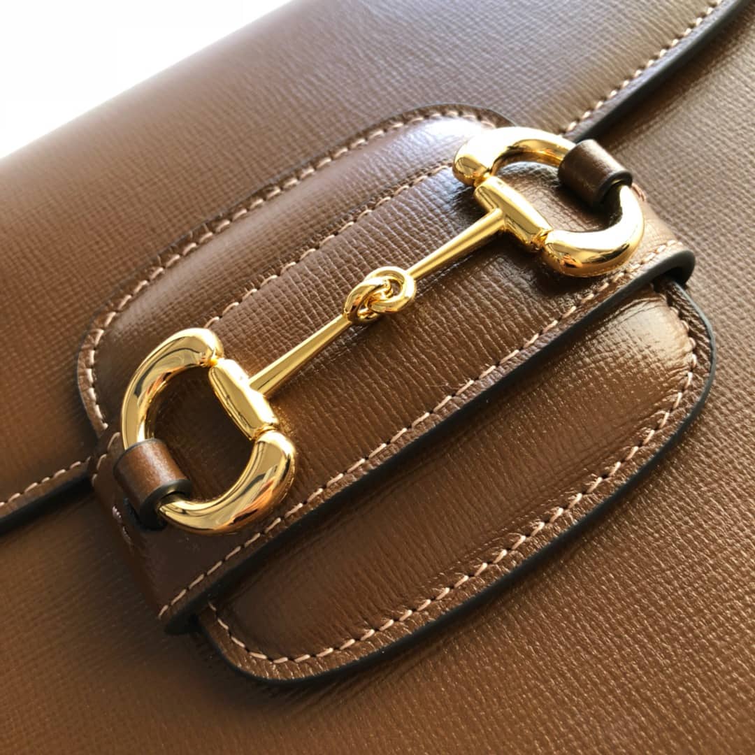 Gucci Horsebit 1955 Shoulder Bag Replica Brown 602204