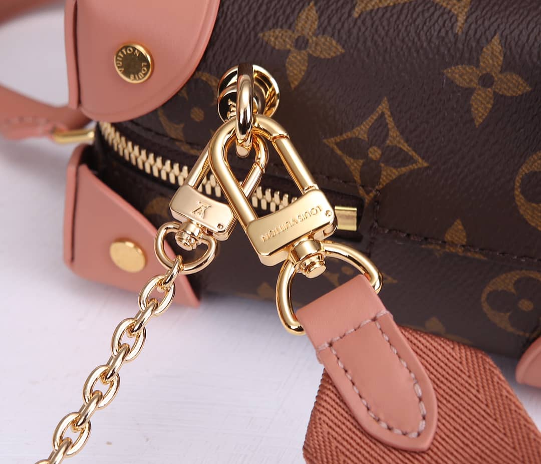 Louis Vuitton Petite Malle Souple Monogram Bag Replica Pink M45571