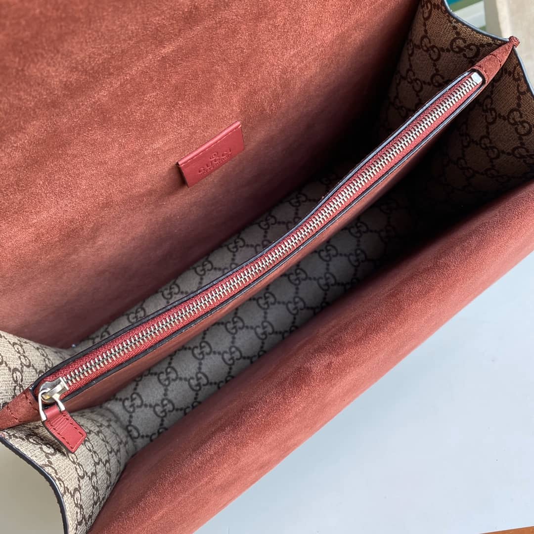Gucci Dionysus Supreme Monogram Chain Medium Shoulder Bag Replica 403348