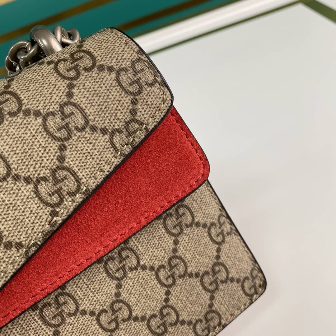 Gucci Dionysus GG Supreme Small Crossbody Bag Replica 499623