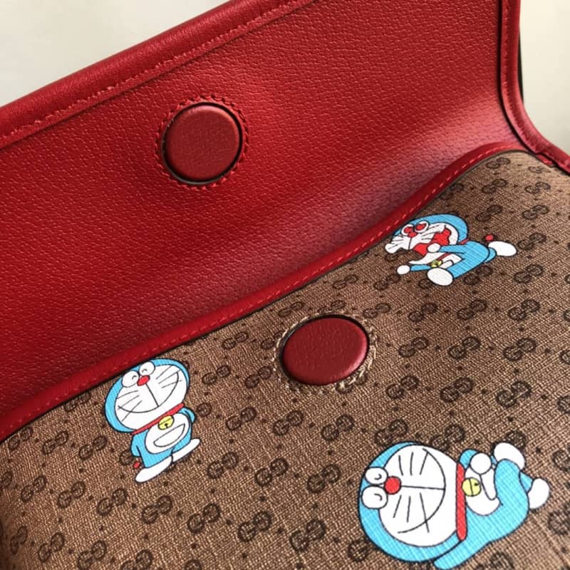 Gucci Doraemon Small Belt Bag Replica Red 647817