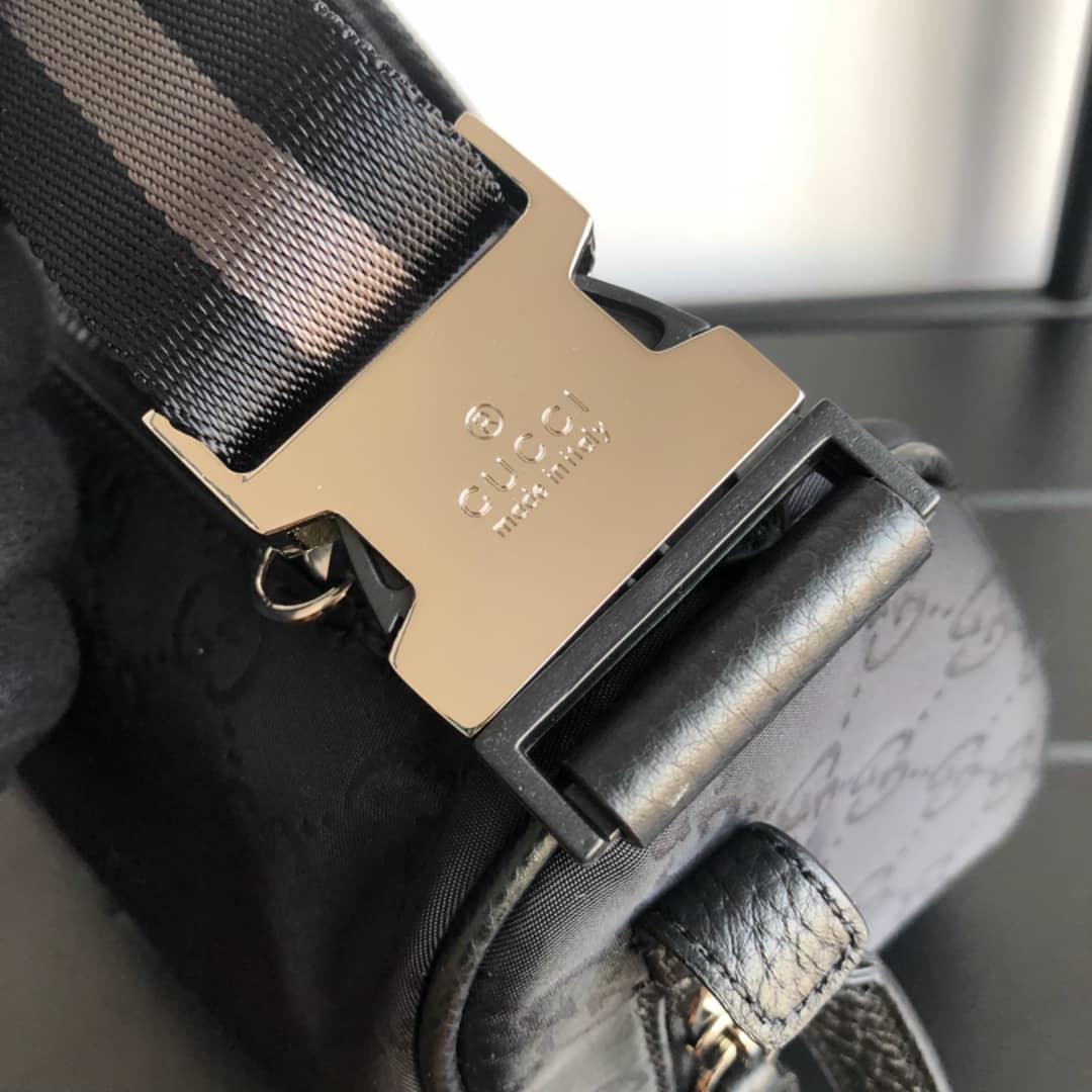 Gucci GG Supreme Belt Bag Replica Black 449132