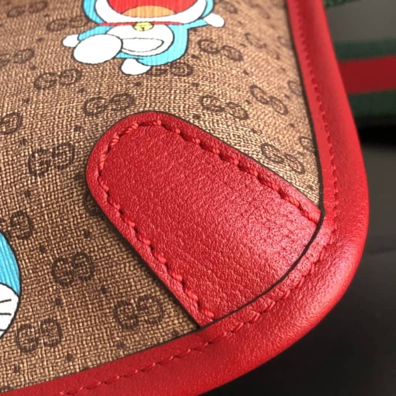 Gucci Doraemon Small Belt Bag Replica Red 647817
