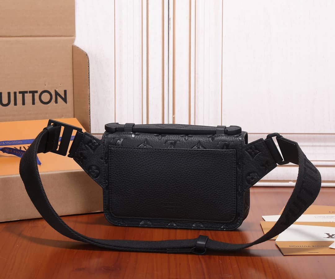 Louis Vuitton S Lock Sling Crossbody Bag Replica Black M58487