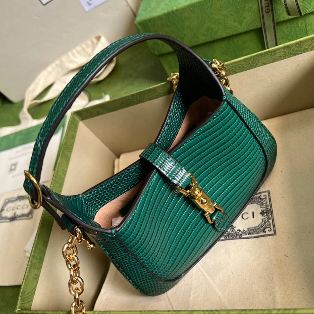 Gucci Jackie 1961 Mini Shoulder Bag Green 675799 Replica