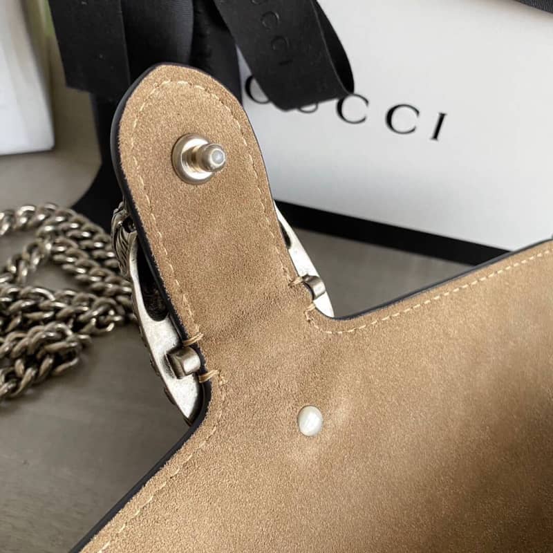 Gucci GG Dionysus Small Shoulder Bag Replica Brown 499623