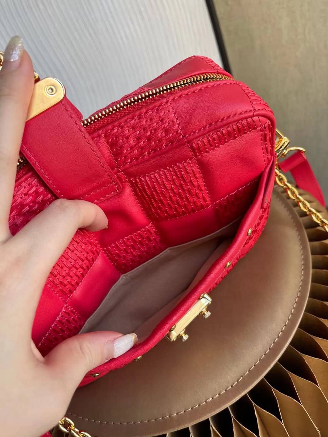 Louis Vuitton Troca PM Red M59118 Replica Crossbody Bag