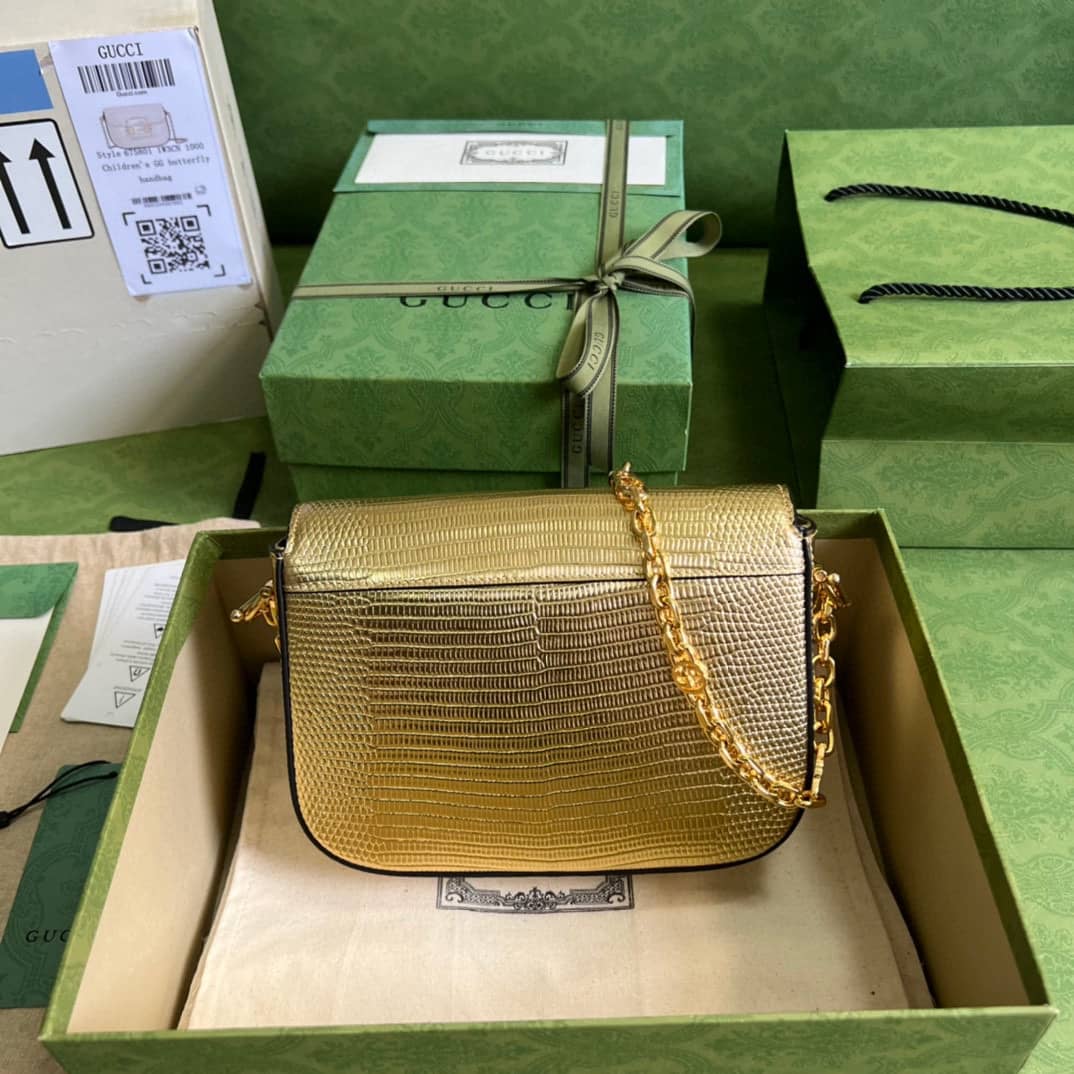 Gucci Horsebit 1955 Lizard Mini 675801 Replica Shoulder Bag