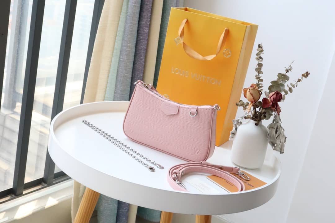 Louis Vuitton Easy Pouch 2way Epi Replica Crossboy Bag Pink M80483