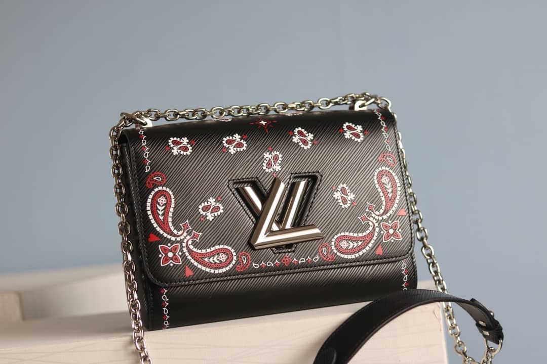 Louis Vuitton Twist Epi Handbag Replica Black M50320