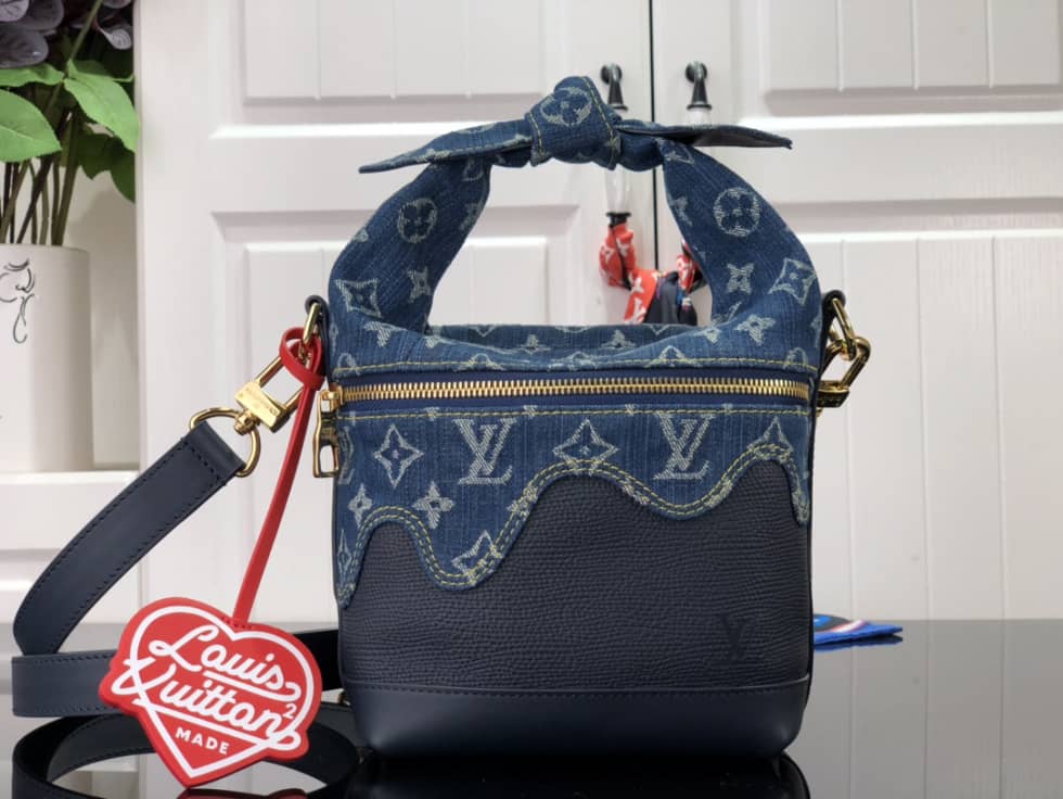 Louis Vuitton Monogram Denim Japanese Cruiser M45970 Replica Hobo