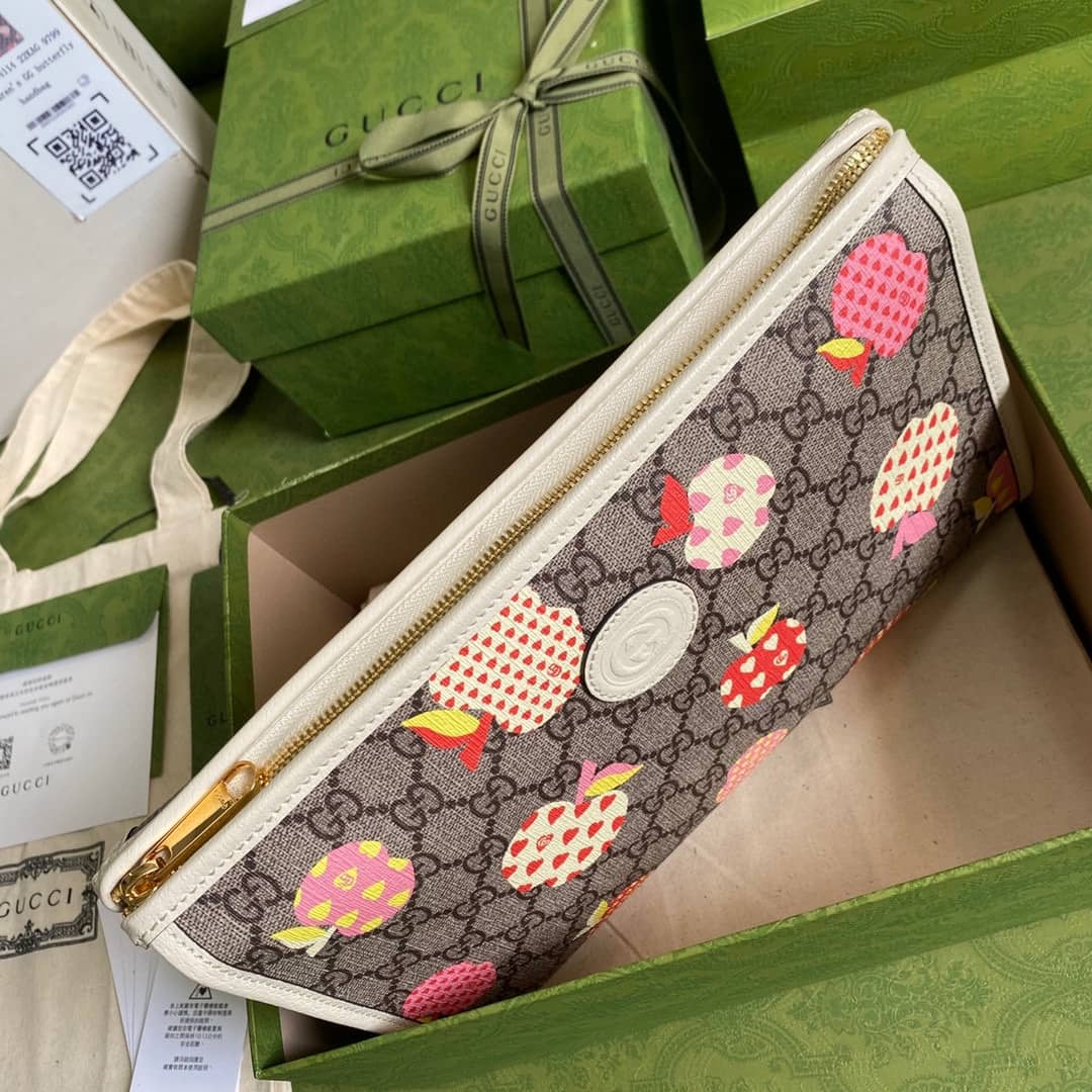 Gucci Les Pommes Ophidia Pouch Replica 664114