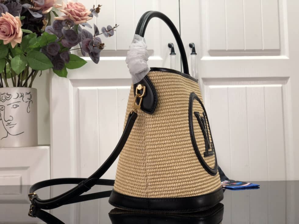 Louis Vuitton Petit Caramel Black M59962 Replica Bucket Bag