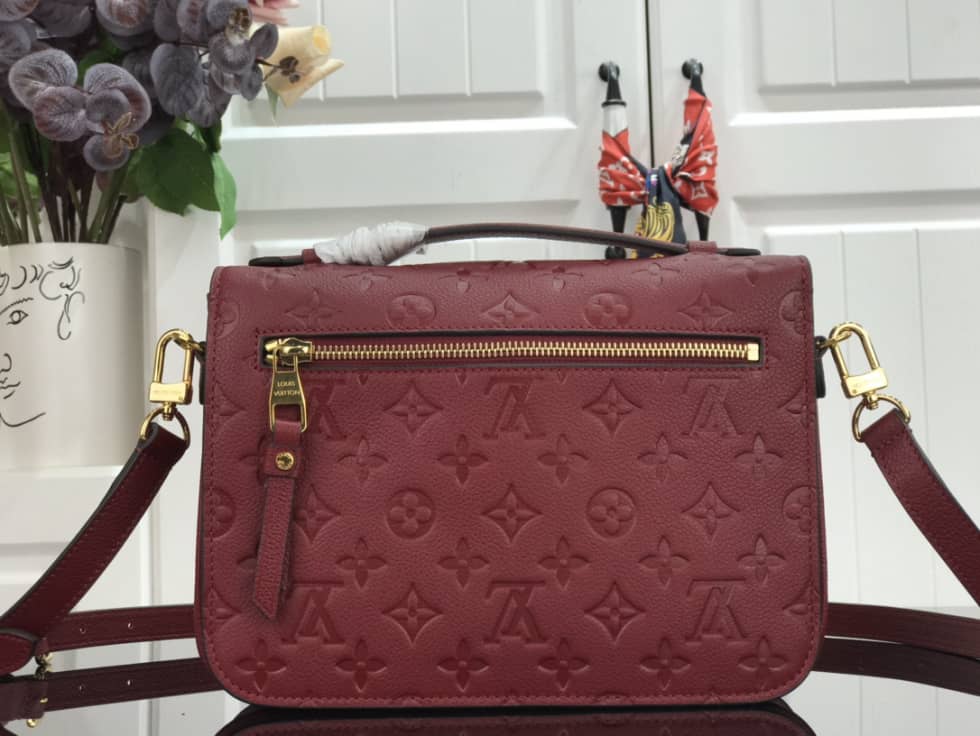 Louis Vuitton Pochette Metis Marine Leather Red M44071 Replica Shoulder Bag