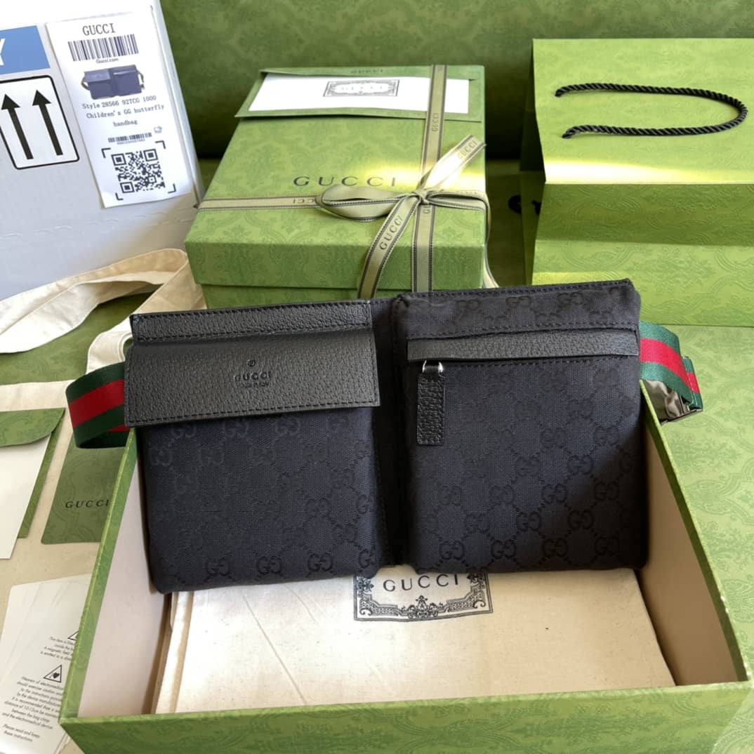 Gucci GG Canvas Waist Crossbody Belt Bag Replica 28566