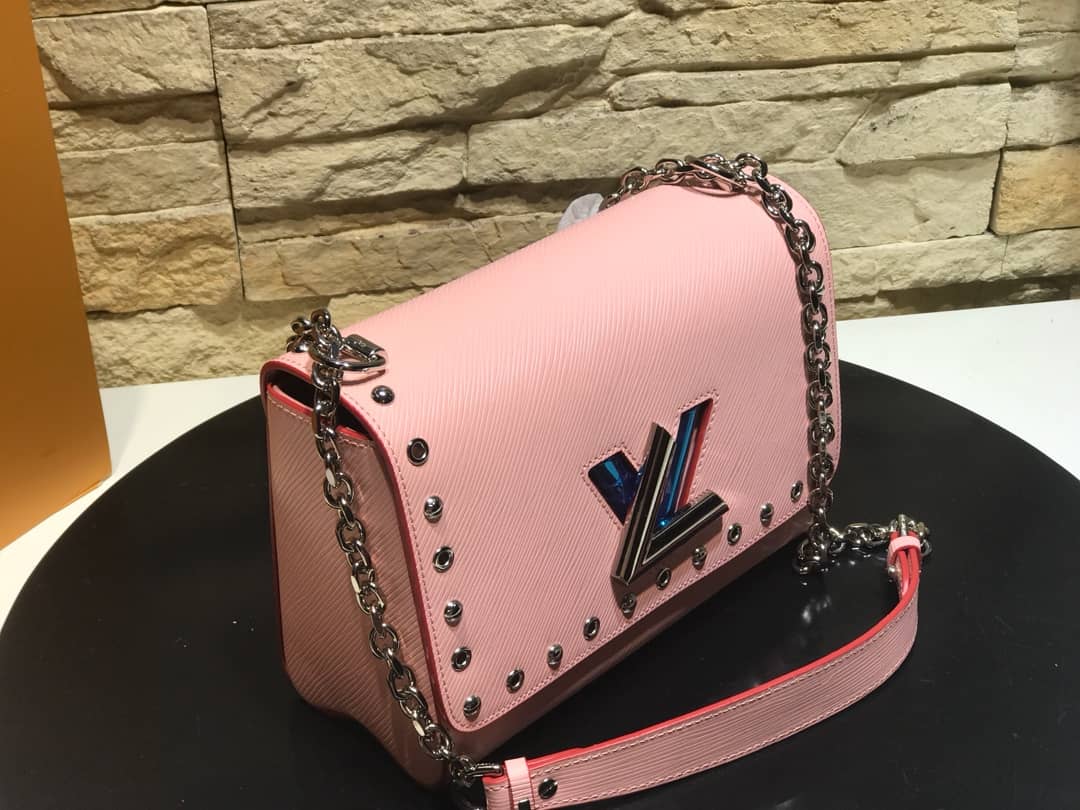Louis Vuitton Twist MM Inspired Chain Shoulder Bag