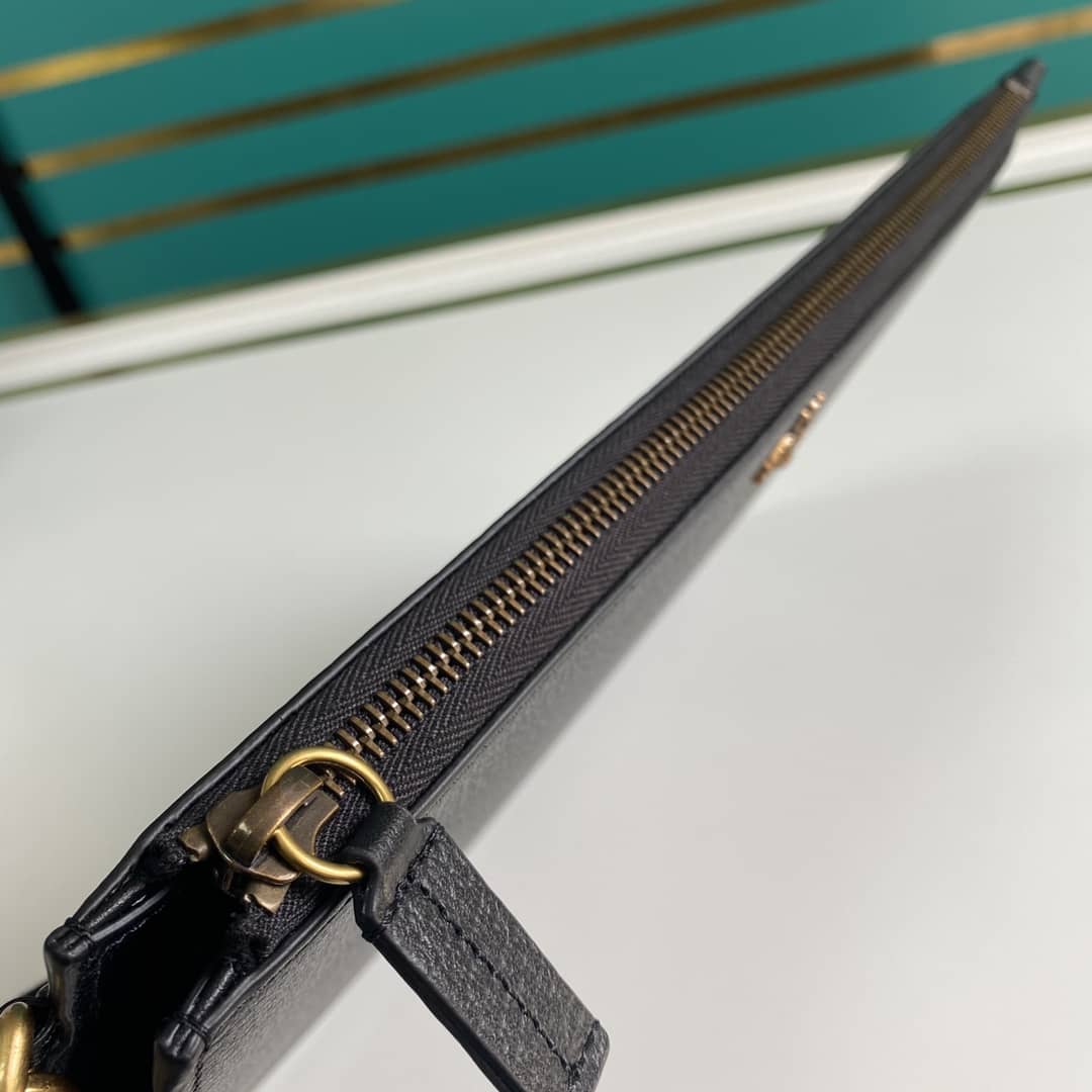 Gucci Animalier Leather Pouch Replica 523684