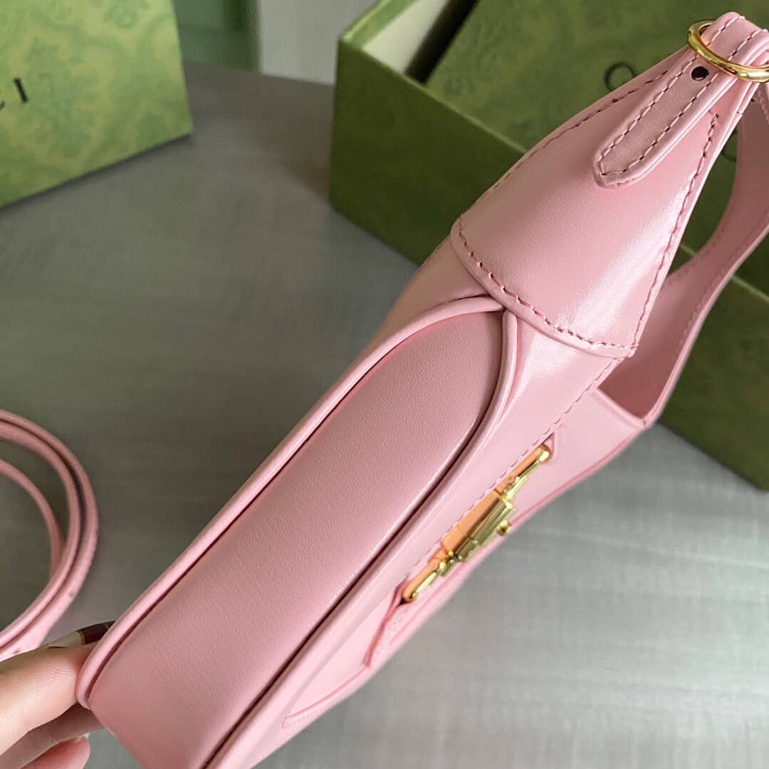 Gucci Jackie 1961 Mini Shoulder Bag Replica Pink 637091
