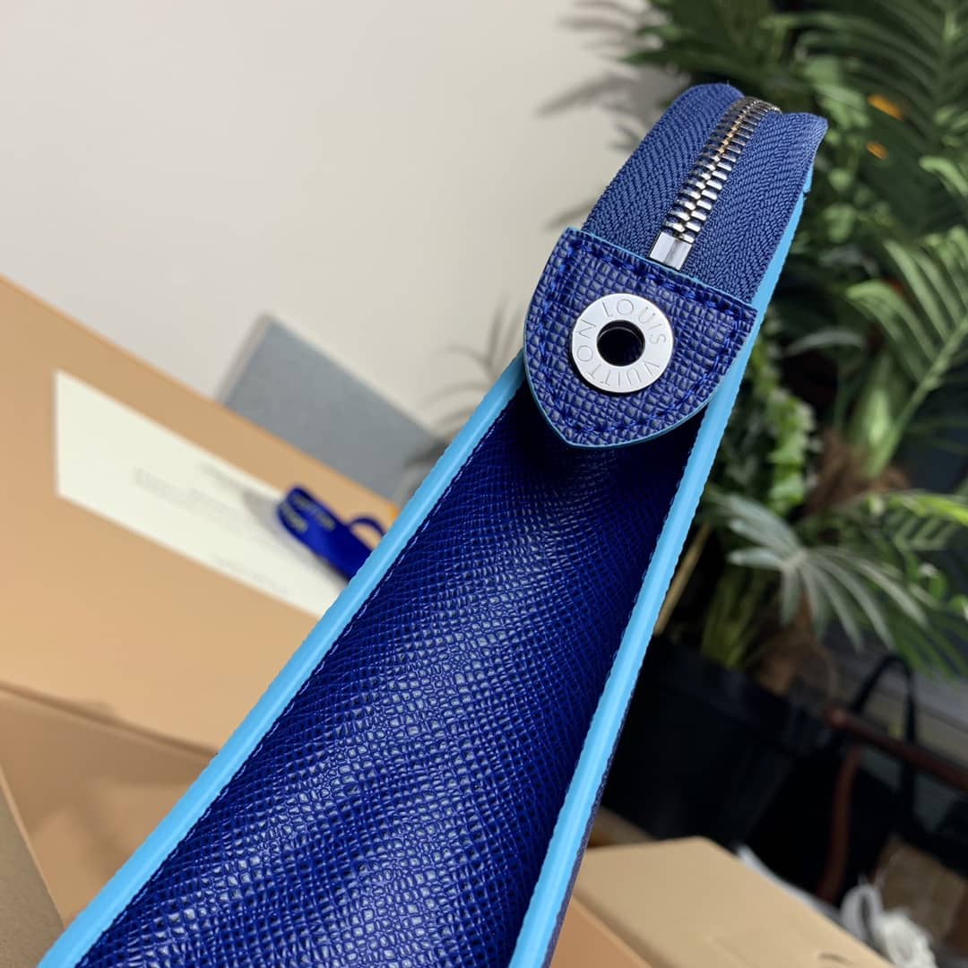 Louis Vuitton Pochette Voyage MM Pouch Blue M30395 Replica