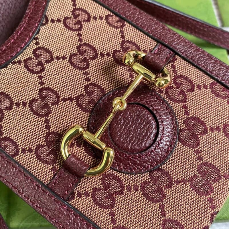 Gucci Horsebit 1955 Mini Bag Replica Red 625615