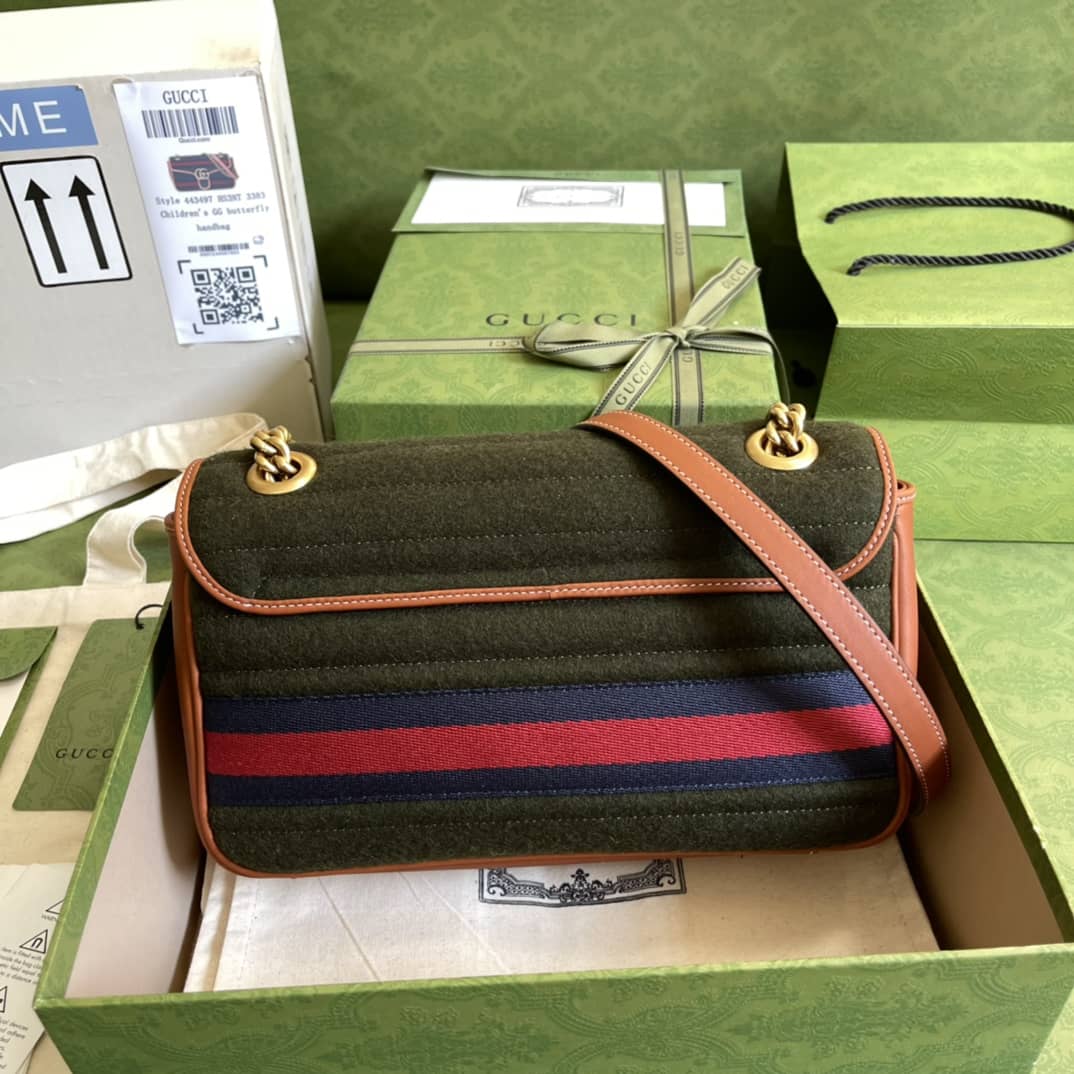 Gucci Marmont GG Small matelassé Shoulder Bag Replica 443497