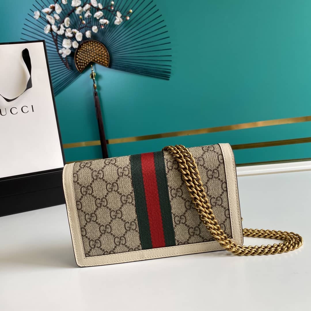 Gucci Queen Margaret GG Shoulder Bag Mini Chain Wallet Replica 476079