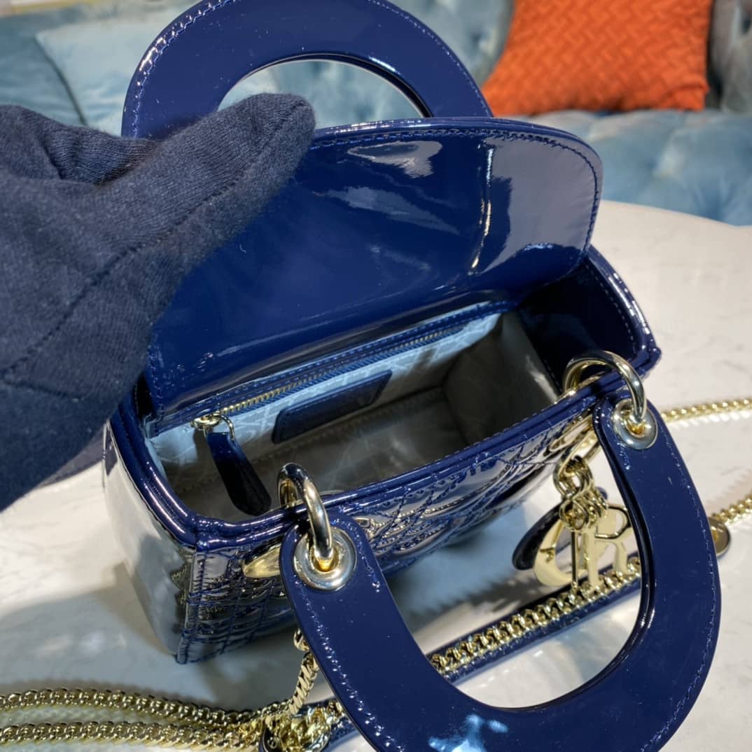 Christian Dior Lady Dior 17CM Replica Bag