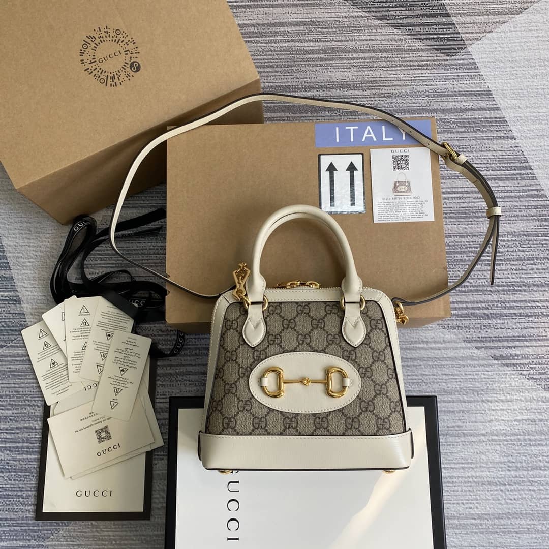 Gucci 1955 Horsebit GG Mini Top Handle Bag Replica 640716