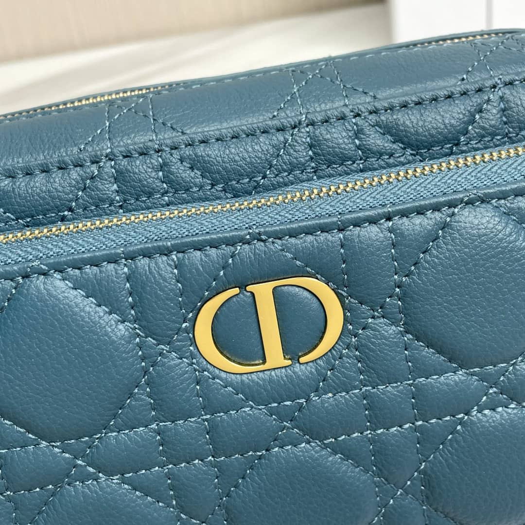 Christian Dior Caro Double Calfskin Pouch