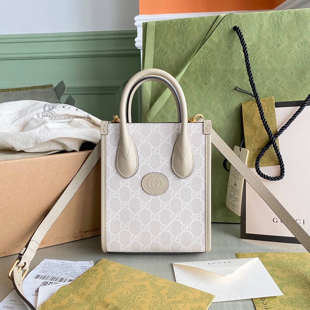 Gucci Mini Tote With Interlocking 671623 Replica Bag