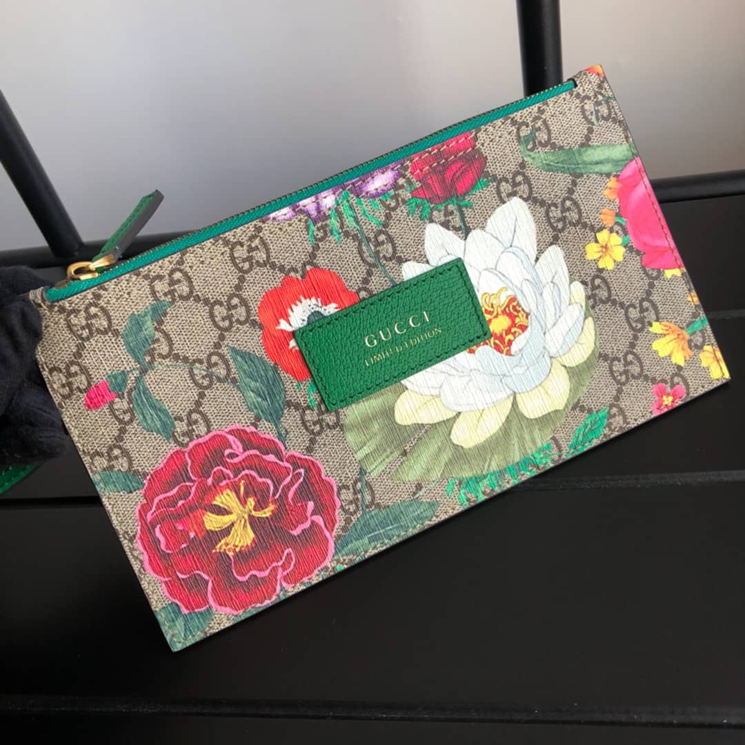 Gucci Ophidia Web Soft GG Supreme Tote Replica Green 547947