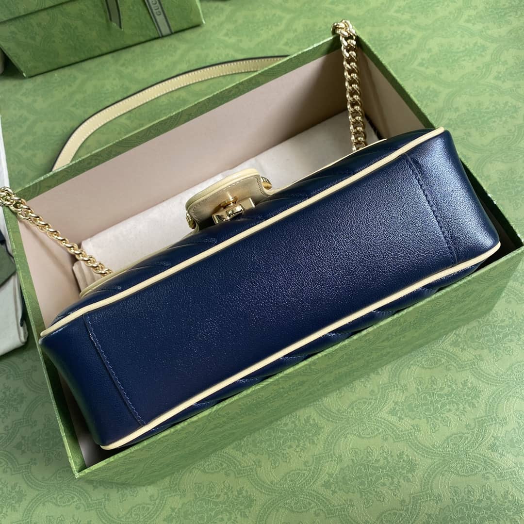 Gucci Marmont GG Small matelassé Shoulder Bag Replica 443497
