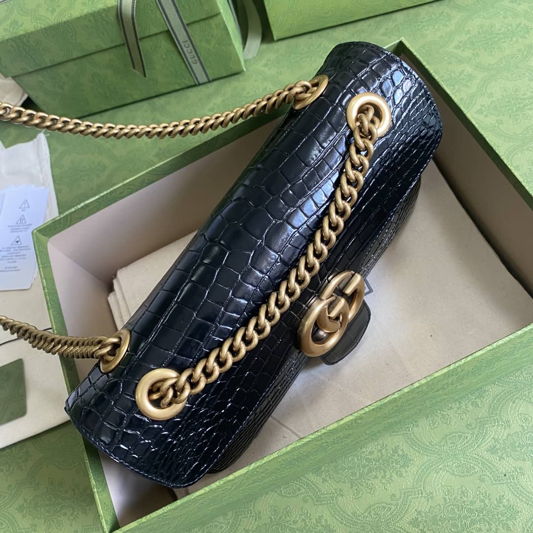 Gucci Marmont GG Small matelassé Shoulder Bag Replica 443497